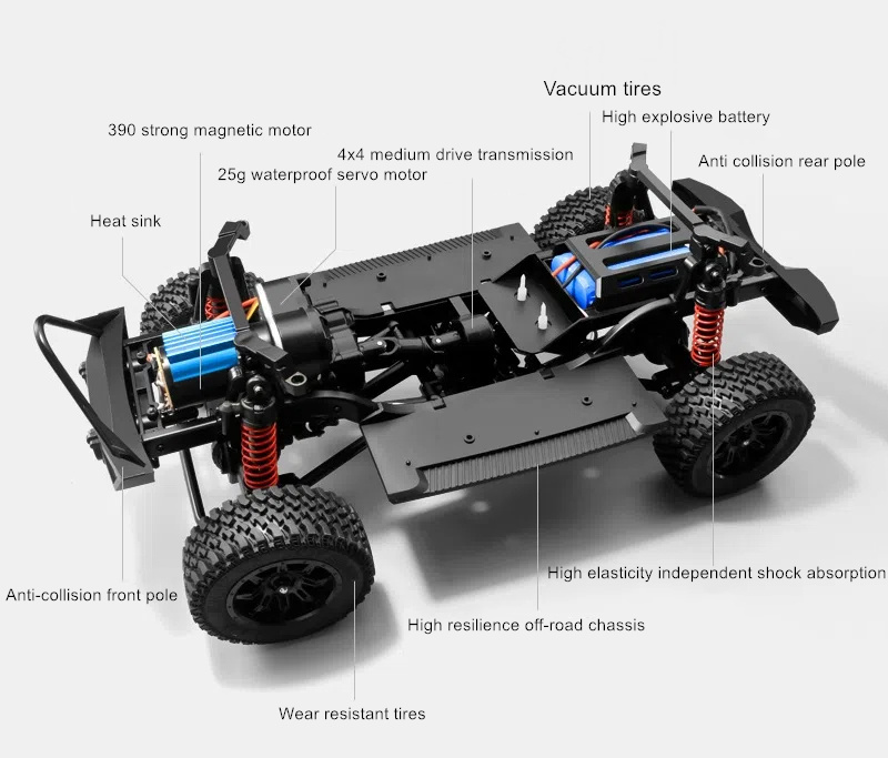 MN MODEL MN128 RC CAR parts