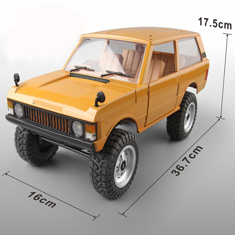 MN MODEL MN168 RC CAR size