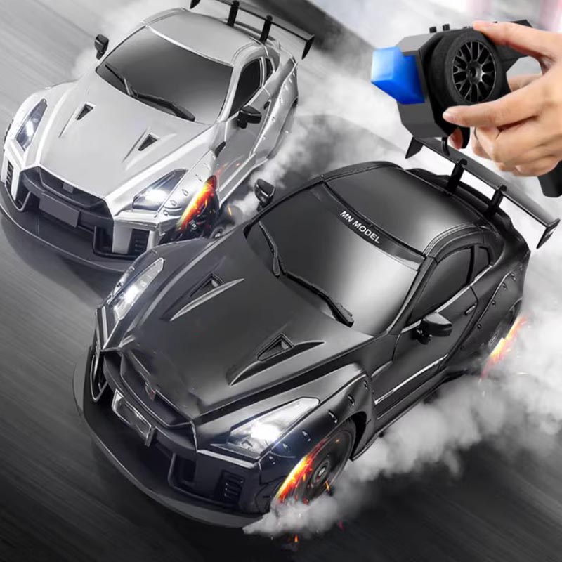 MN MODEL MN-268 RC CAR BLACK AND SILVER-1