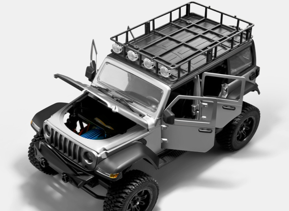 MN MODEL MN128 RC CAR black