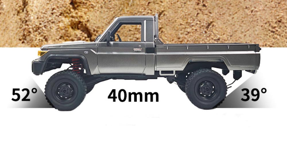 MN MODEL MN82PRO RC CAR SIZE